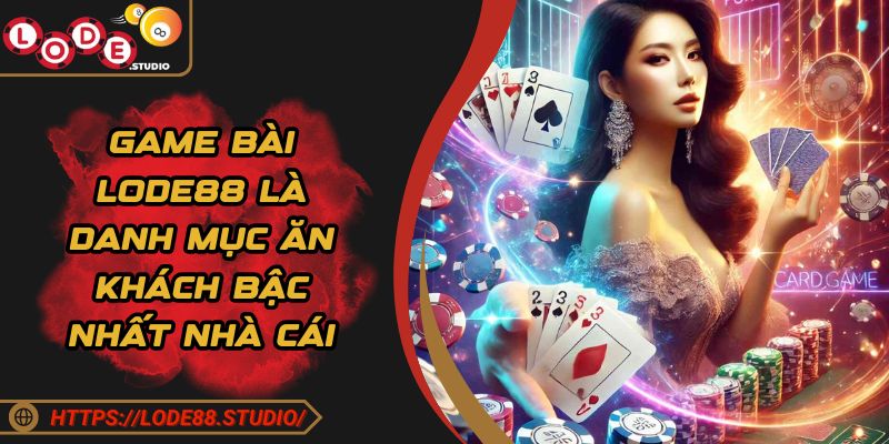 Game bài Lode88 là danh mục ăn khách bậc nhất nhà cái